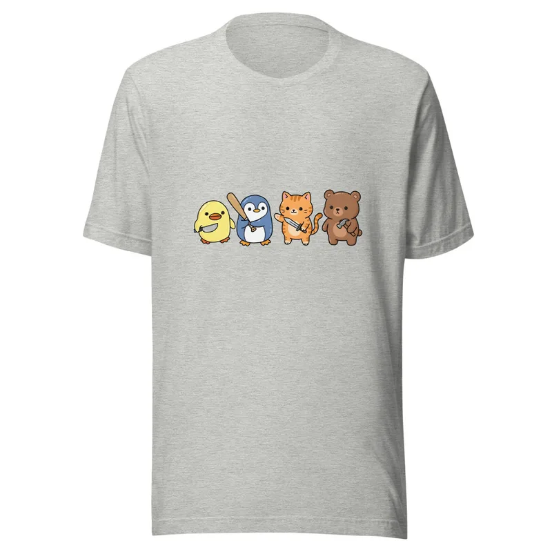 Adventurous Animal Squad Tee, front view