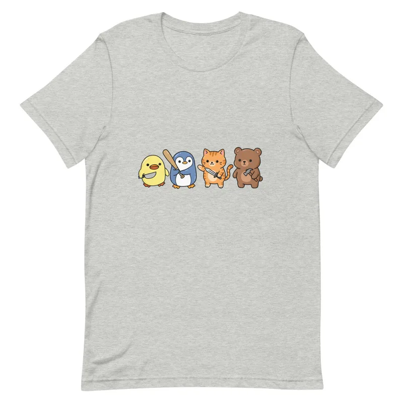 Adventurous Animal Squad Tee, front view