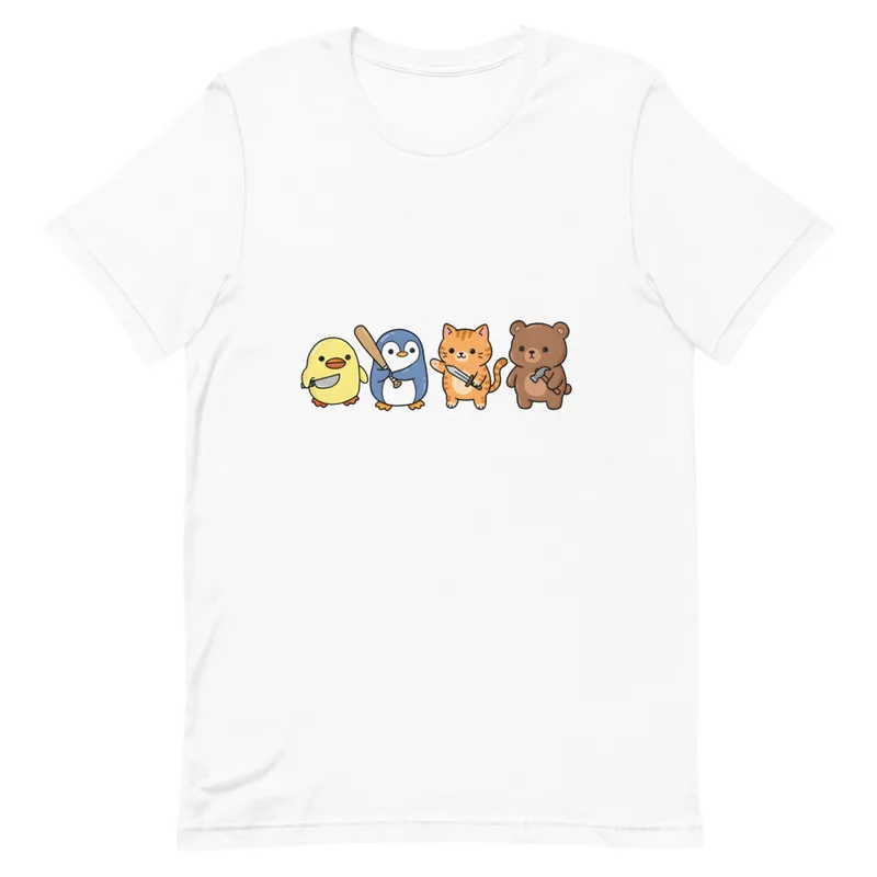 Adventurous Animal Squad Tee, front view