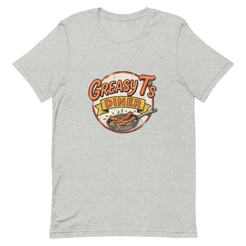 Retro Greasy T's Tee, front view