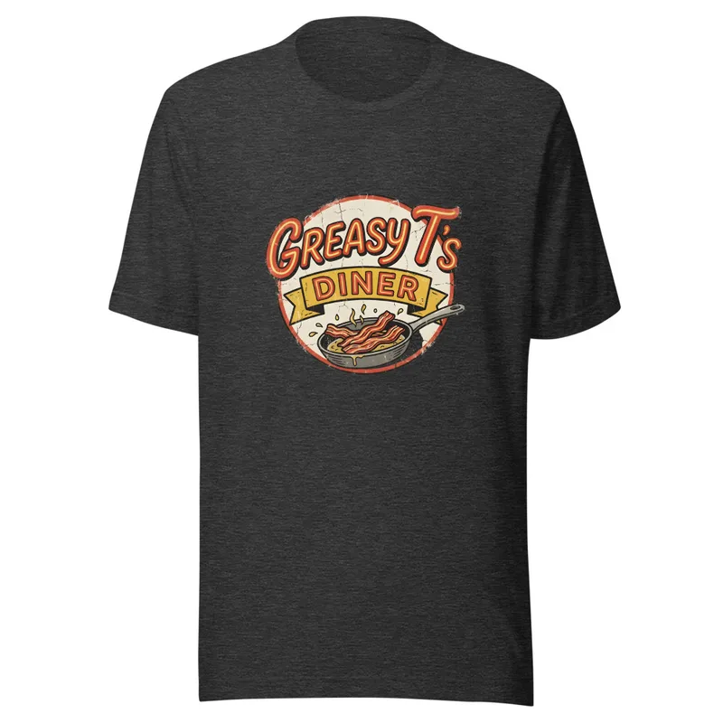 Retro Greasy T's Tee, front view