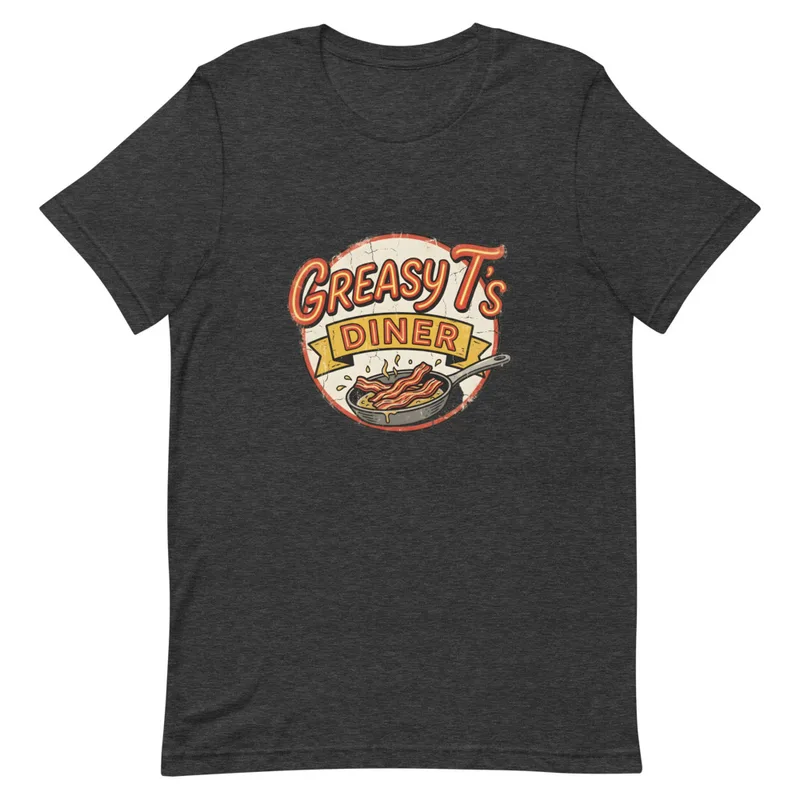 Retro Greasy T's Tee, front view