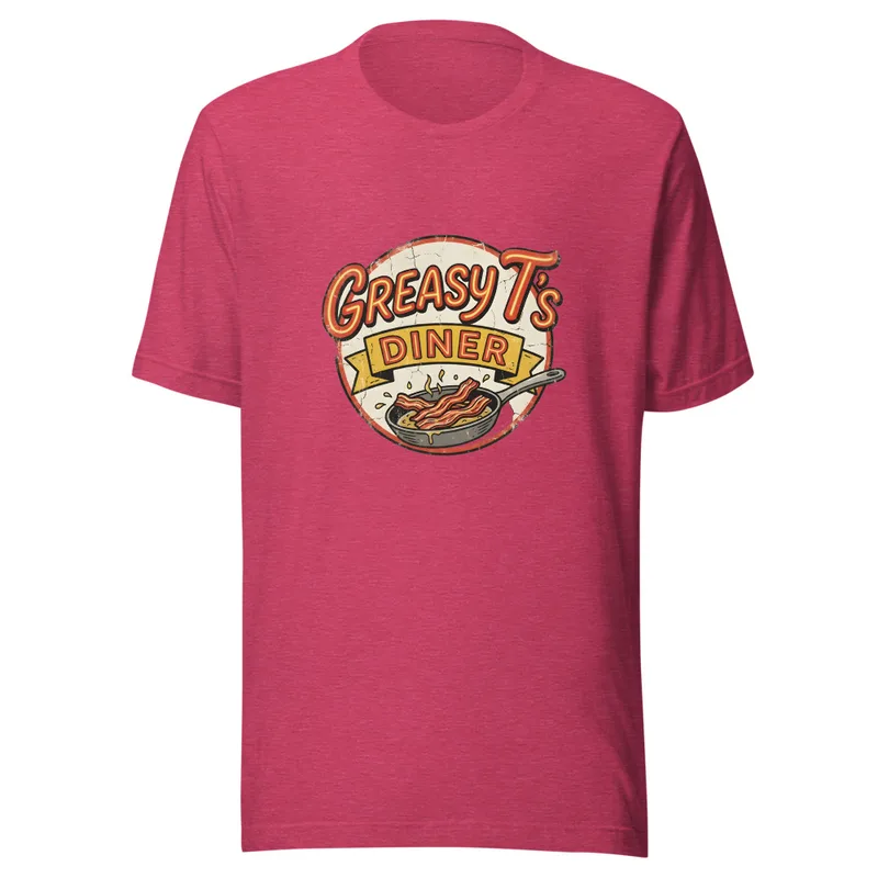 Retro Greasy T's Tee, front view