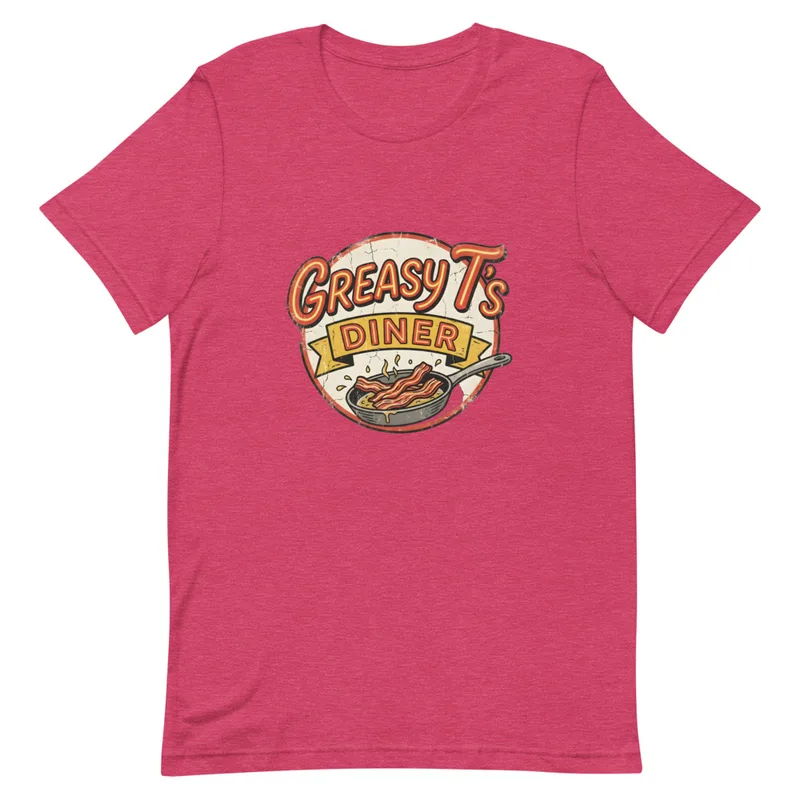 Retro Greasy T's Tee, front view