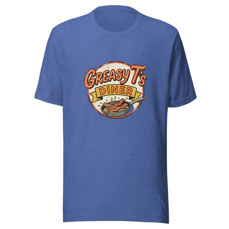 Retro Greasy T's Tee, front view