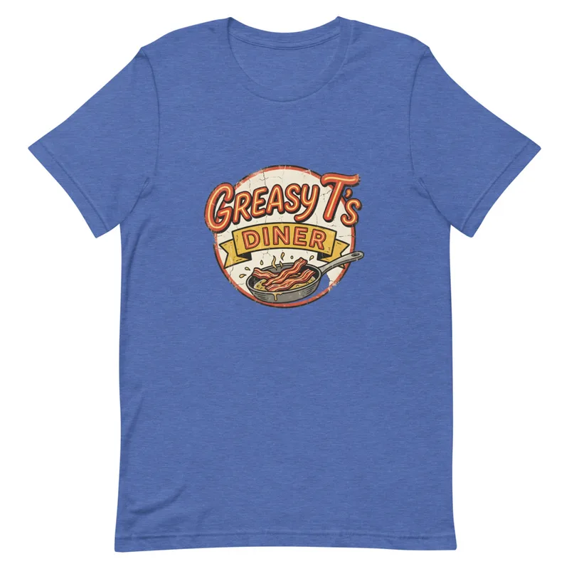 Retro Greasy T's Tee, front view