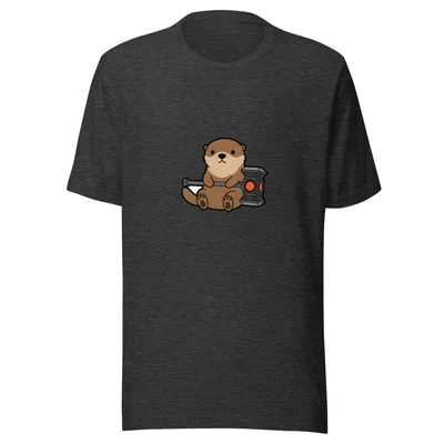 Otterly Strong Tee - front - mockup