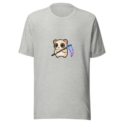 Charming Bear with Crystal Scythe Tee - front - mockup