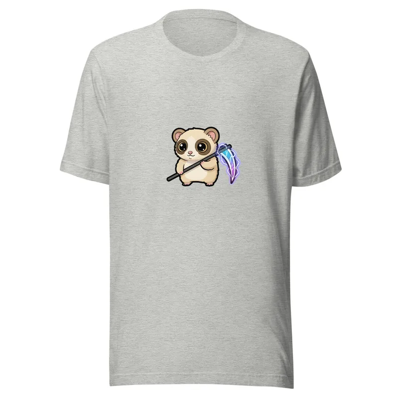 Charming Bear with Crystal Scythe Tee - front - mockup