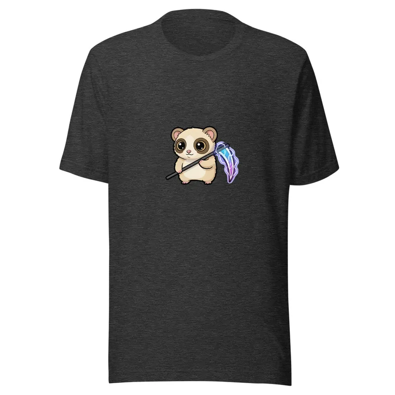Charming Bear with Crystal Scythe Tee - front - mockup
