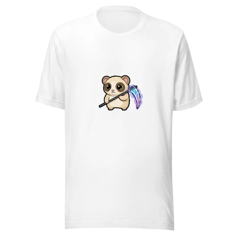 Charming Bear with Crystal Scythe Tee - front - mockup