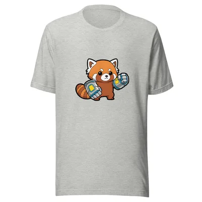 Cyber Panda Power Tee - front - mockup