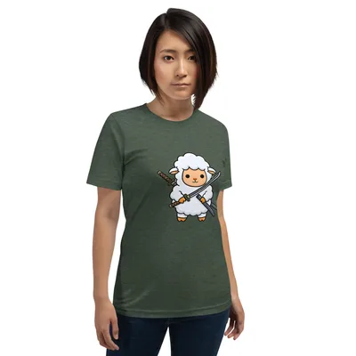 Samurai Sheep T-Shirt - front - mockup