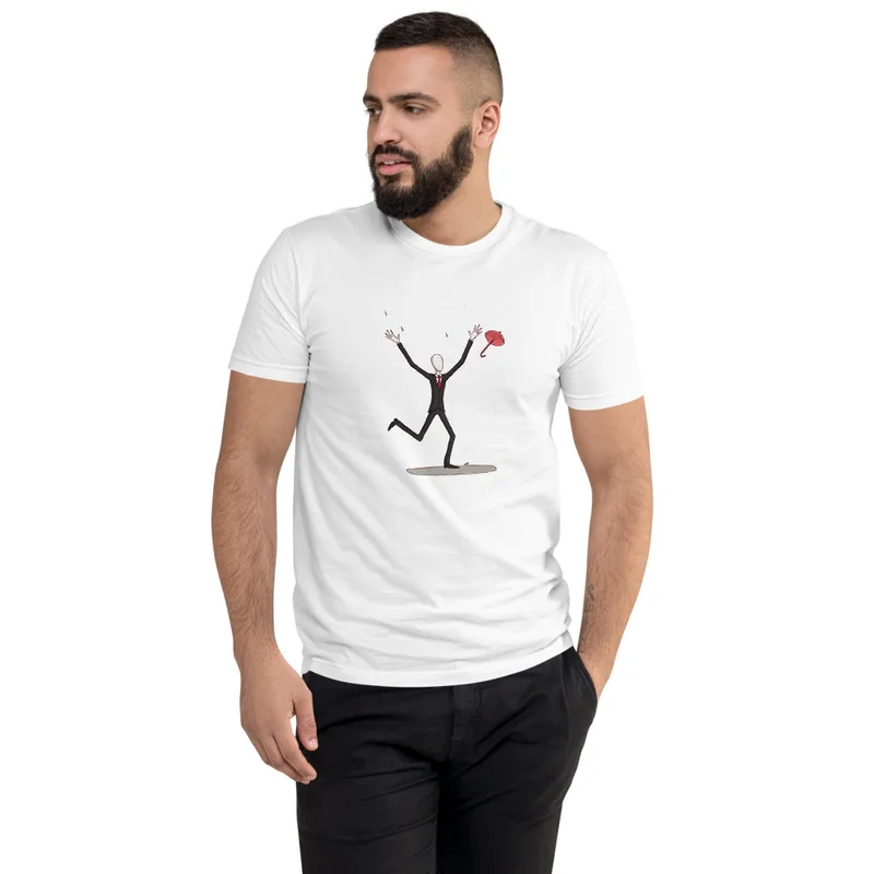 Whimsical Gentleman Splash Tee, front view