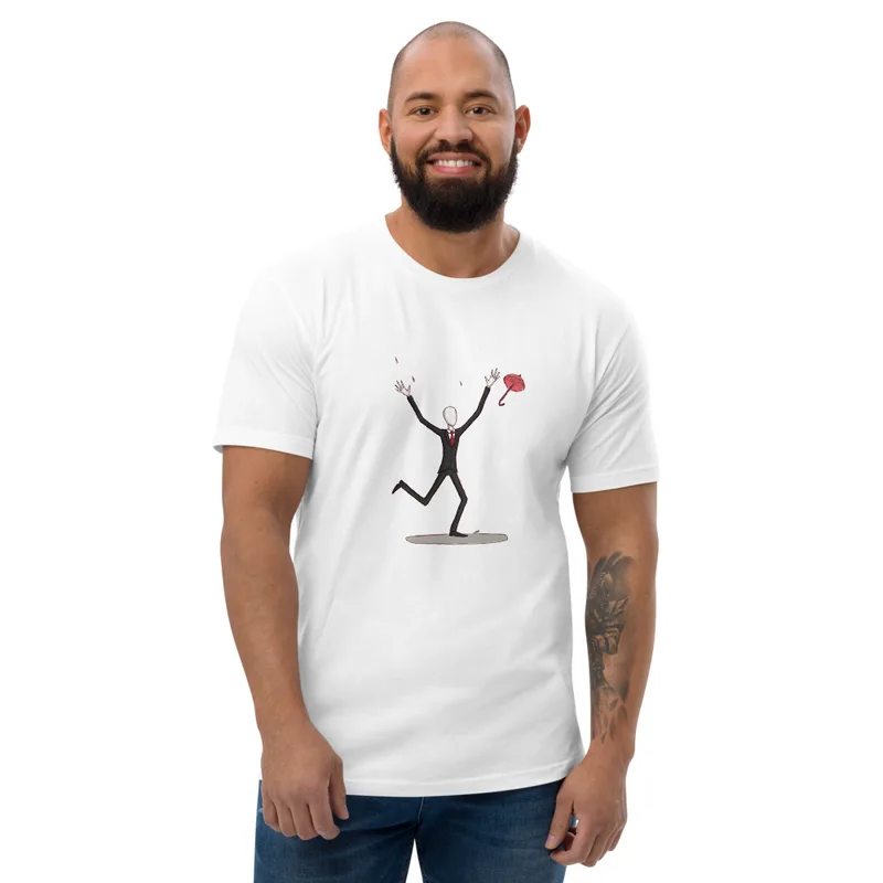 Whimsical Gentleman Splash Tee, front view