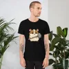 Hammer Time Hamster Tee, front view — cartoon hamster with a determined scowl wielding a large hammer