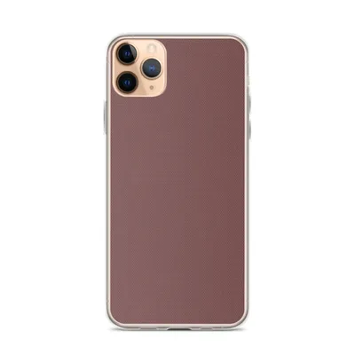 deep burgundy woven textile texture in rich merlot tones with subtle dot pattern across the entire surface on mockup Deep Burgundy Texture Clear Case - default view — clear iphone case