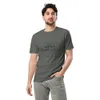 Charcoal Meat Computer Unisex Tee — bold black text reading Meat Computer inside a circle merging branching neuron dendrites