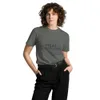 Charcoal Meat Computer Unisex Tee — bold black text reading Meat Computer inside a circle merging branching neuron dendrites