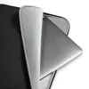 Pure Midnight Black Laptop Sleeve — solid uninterrupted matte black surface with no additional graphic elements
