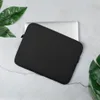 Midnight Black Essential Laptop Sleeve — solid matte black surface with subtle dark tonal variation on a clean, unadorned