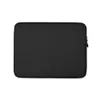 Midnight Black Essential Laptop Sleeve — solid matte black surface with subtle dark tonal variation on a clean, unadorned