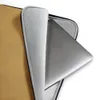Golden Hour Minimalist Laptop Sleeve — smooth warm golden ochre surface with subtle painterly tonal variation