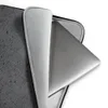 Charcoal Fleck Knit Texture Laptop Sleeve — close-up charcoal grey knit fabric texture with heathered stitching