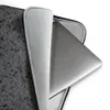 Dark Chain Mail Armor Laptop Sleeve — close-up seamless chain mail pattern in charcoal and dark gray with interlocking