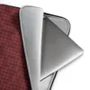 Crimson Knit Laptop Sleeve — close-up seamless knit fabric texture in deep crimson and burgundy tones with repeating