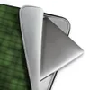 Forest Grid Texture Laptop Sleeve — repeating grid of rounded organic cells in layered deep forest green tones with subtle