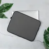 Slate Gray Linen Laptop Sleeve — close-up woven linen textile in muted slate gray with subtle charcoal thread variation
