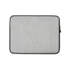 Stone Washed Minimal Laptop Sleeve — stone-washed concrete texture with soft vertical ribbing and organic cloud-like