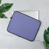 Periwinkle Grid Texture Laptop Sleeve — fine periwinkle and slate blue micro-checkerboard grid with faint organic marks