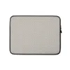 Woven Sand Linen Texture Laptop Sleeve — close-up woven textile pattern in warm taupe and off-white with repeating