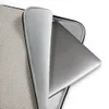 Woven Sand Linen Texture Laptop Sleeve — close-up woven textile pattern in warm taupe and off-white with repeating