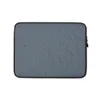 Classic Denim Twill Laptop Sleeve — close-up of a soft blue-grey diagonal twill weave texture resembling worn denim fabric
