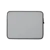 Classic Silver Minimalist Laptop Sleeve — smooth cool-toned silver-gray textile surface with subtle fabric texture