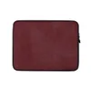 Deep Crimson Velvet Laptop Sleeve — rich marbled crimson and deep wine-red texture with subtle tonal variations on a dark