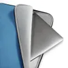 Calm Sky Blue Laptop Sleeve — smooth solid sky blue with subtle woven textile texture throughout