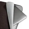 Dark Earth Crackle Texture Laptop Sleeve — seamless dark espresso brown surface with fine crackle and micro-grain texture