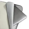 Clean Slate Minimal Laptop Sleeve — solid warm off-white greige field with no pattern, uniform matte tone blending cream