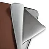Rich Cognac Solid Laptop Sleeve — solid deep cognac brown with a smooth, even matte finish and no additional markings