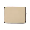 Desert Sand Minimal Laptop Sleeve — soft beige surface with subtle organic speckled texture in warm sand and cream tones, no