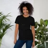 Black Go rm -rf Yourself Tee — bold black text reading Go rm -rf Yourself with a terminal command block in green monospace