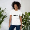White Go rm -rf Yourself Tee — bold black text reading Go rm -rf Yourself with a terminal command block in green monospace