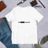 White Go rm -rf Yourself Tee — bold black text reading Go rm -rf Yourself with a terminal command block in green monospace