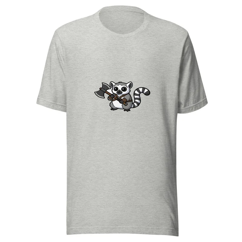 Warrior Lemur Tee mockup 1