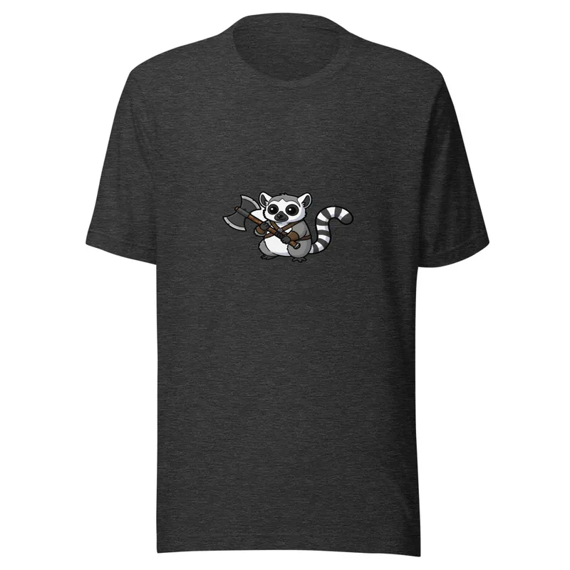Warrior Lemur Tee mockup 3