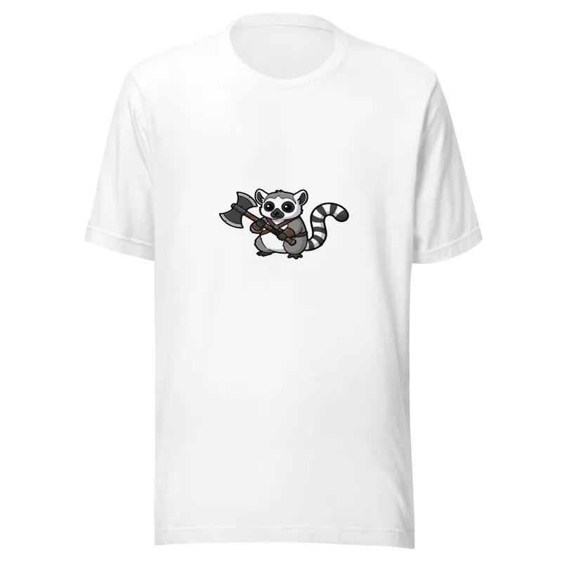 Warrior Lemur Tee mockup 6